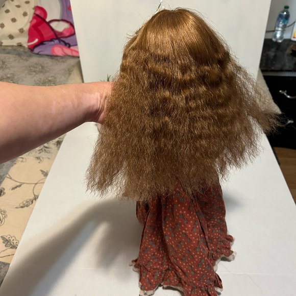 Vintage Classic Red Floral Dress Doll - Picture 5 of 7